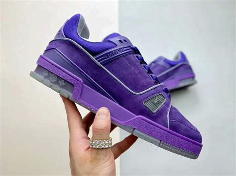 louis vuitton trainer purple low|LV Trainer Sneaker .